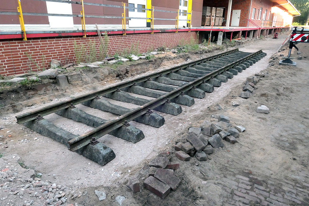 Erneuerung der Gleisanlagen auf Gelände der Firma Leman